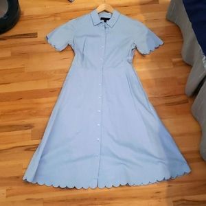 Banana Republic Linen Colllared Dress - 0